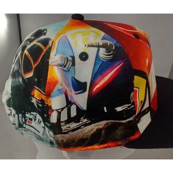 Power Rangers Megazord adjustable Hat 2018 Bioworld All Over Print - Picture 8 of 15